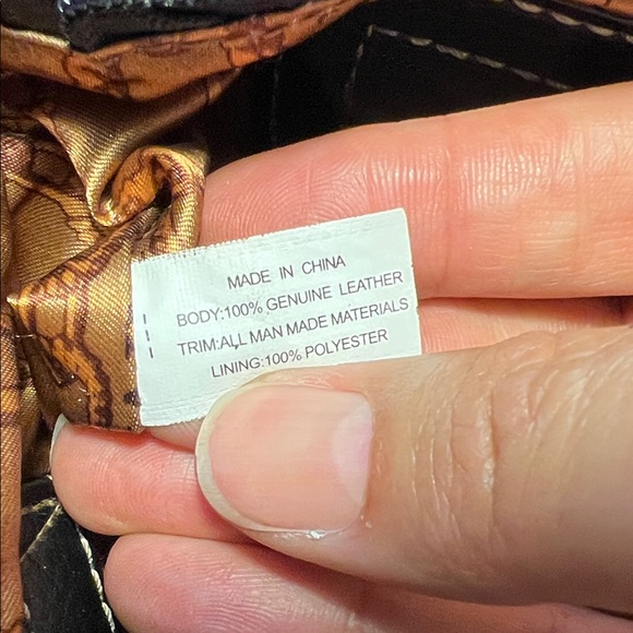 Tignanello Black Pebble Leather Crossbody with Silver Accent - Picture 4 of 12